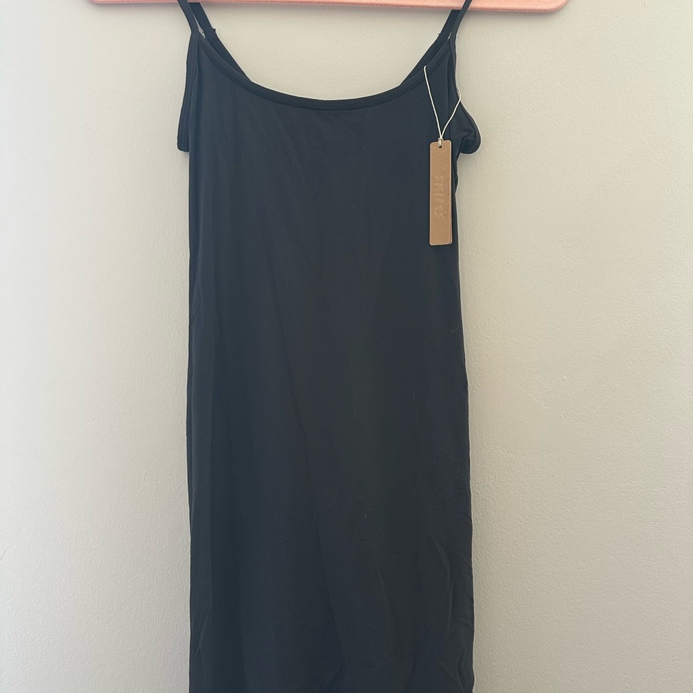NWT Skims Fits Everybody Black Slip Dress